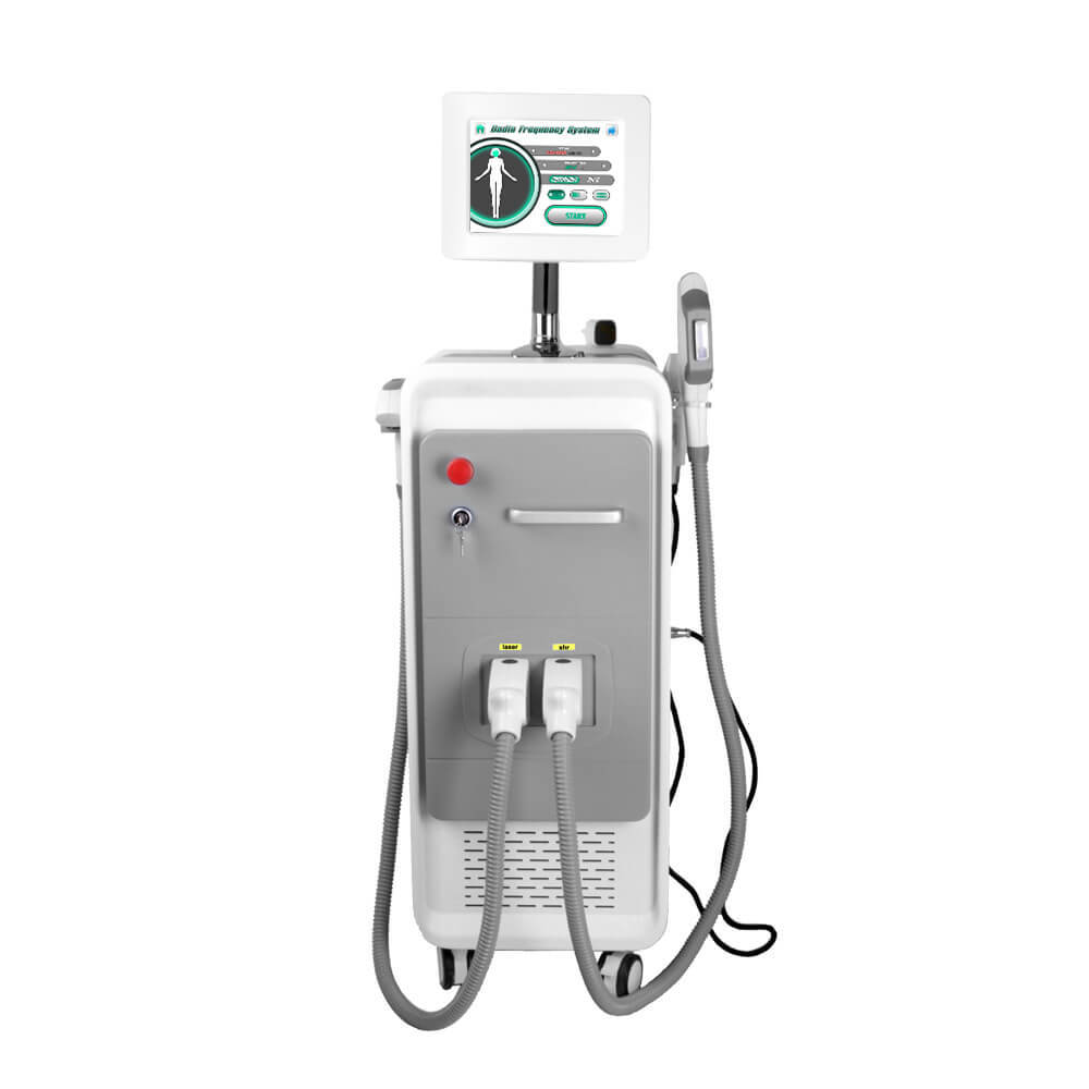 SHR, Q Switched Nd Yag Laser and Fractional RF Multifunctional Beauty Machine