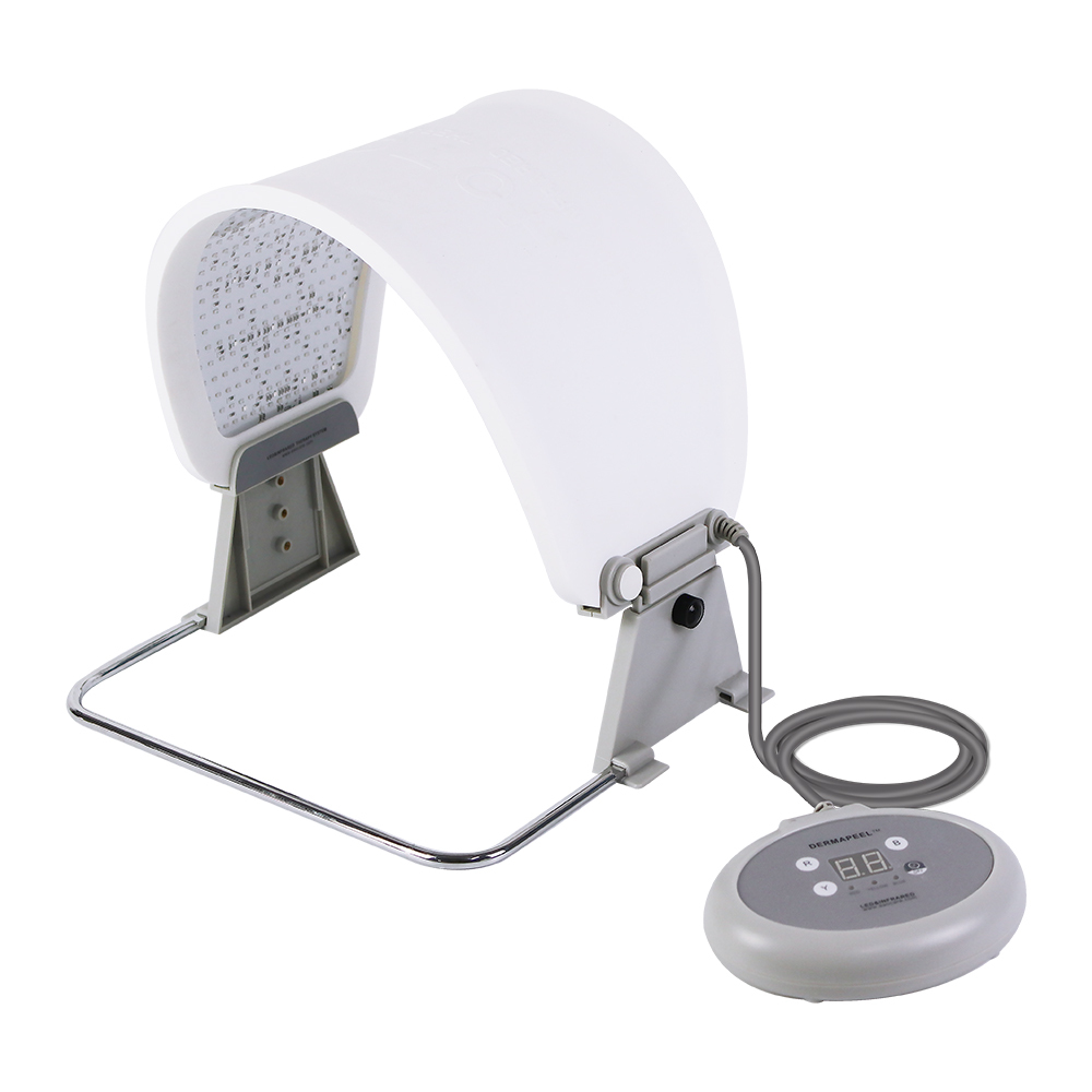 Red and blue light therapy device for home use