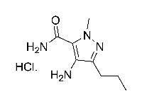 4-Amino-1-methyl-3-n-propyl-5-pyrazolecarboxamide hydrochloride