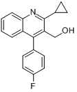 2-Cyclopropyl-4-(4-fluorophenyl)-3- quinolinemethanol