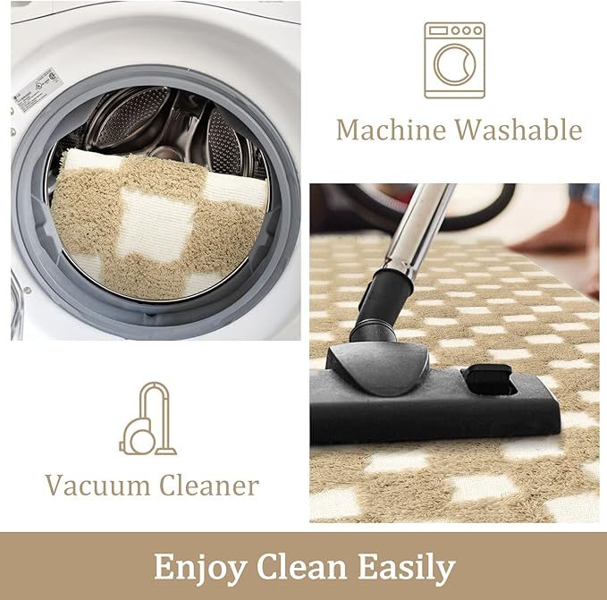 Non-Shedding Neutral Woven Beige Rug Indoor Carpet for Bedroom Table