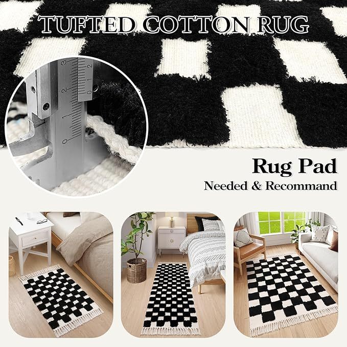 Non-Shedding Neutral Woven Beige Rug Indoor Carpet for Bedroom Table