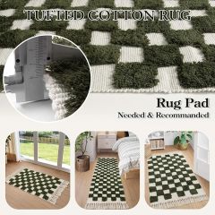 Non-Shedding Neutral Woven Beige Rug Indoor Carpet for Bedroom Table