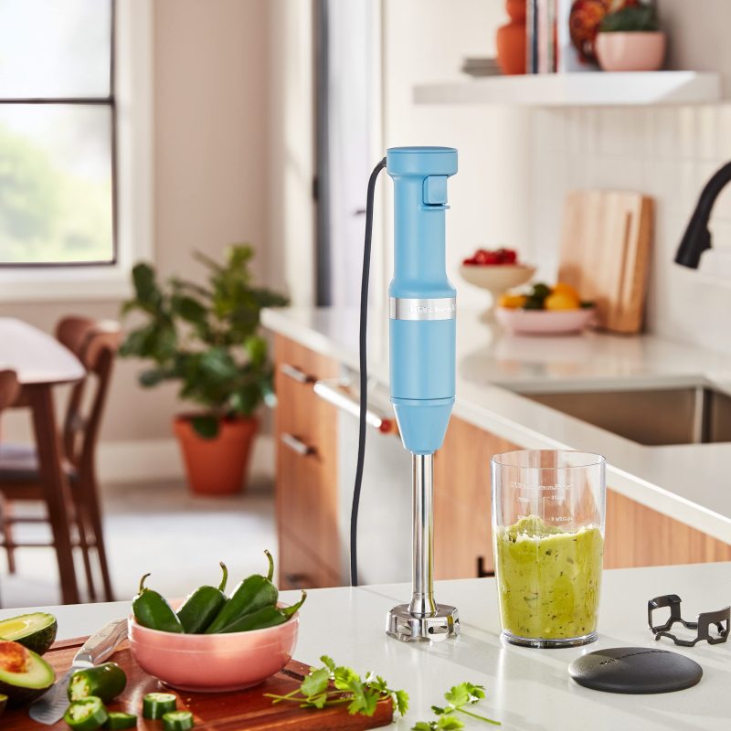 Variable Speed Corded Hand Blender KHBV53, Aqua Sky, 1 Liter