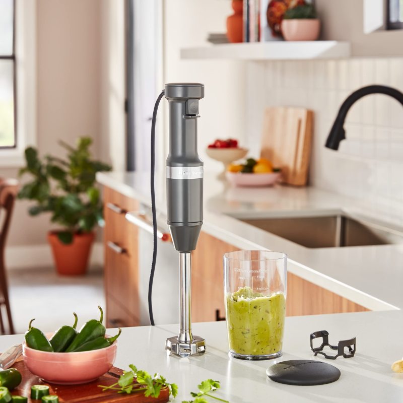 Variable Speed Corded Hand Blender KHBV53, Aqua Sky, 1 Liter