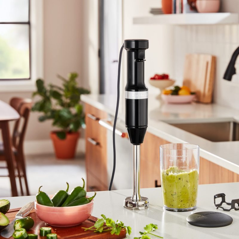 Variable Speed Corded Hand Blender KHBV53, Aqua Sky, 1 Liter