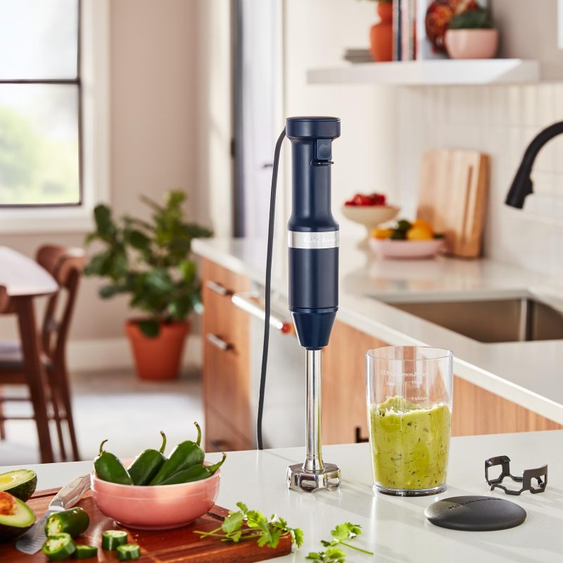 Variable Speed Corded Hand Blender KHBV53, Aqua Sky, 1 Liter