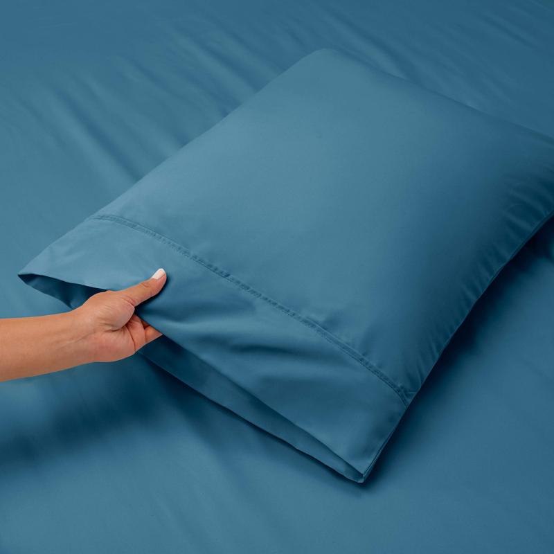 1Extra Deep Pocket King Size Sheets Sets - Fits Mattress 18-24 Inches Deep - Extra Deep Pocket Sheets - 6 Piece King Size Sheets - King Sheets Deep Pocket - Grey Sheets