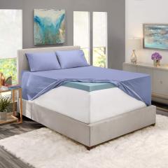 1Extra Deep Pocket King Size Sheets Sets - Fits Mattress 18-24 Inches Deep - Extra Deep Pocket Sheets - 6 Piece King Size Sheets - King Sheets Deep Pocket - Grey Sheets