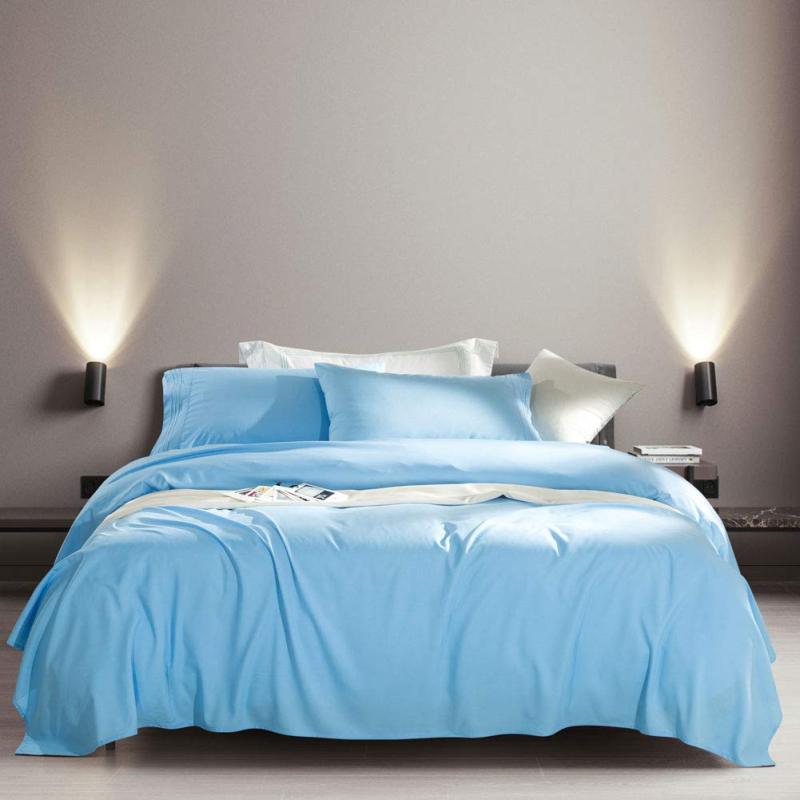 Bed Sheet Set Super Soft Microfiber 1800 Thread Count Luxury Egyptian Sheets Fit 18-24 Inch Deep Pocket Mattress Wrinkle-6 Piece (Dark Grey, Queen)