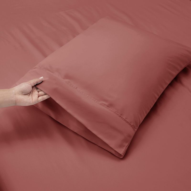 1Extra Deep Pocket King Size Sheets Sets - Fits Mattress 18-24 Inches Deep - Extra Deep Pocket Sheets - 6 Piece King Size Sheets - King Sheets Deep Pocket - Grey Sheets