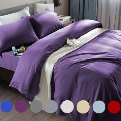 Bed Sheet Set Super Soft Microfiber 1800 Thread Count Luxury Egyptian Sheets Fit 18-24 Inch Deep Pocket Mattress Wrinkle-6 Piece (Dark Grey, Queen)