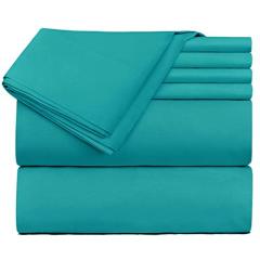 1Extra Deep Pocket King Size Sheets Sets - Fits Mattress 18-24 Inches Deep - Extra Deep Pocket Sheets - 6 Piece King Size Sheets - King Sheets Deep Pocket - Grey Sheets