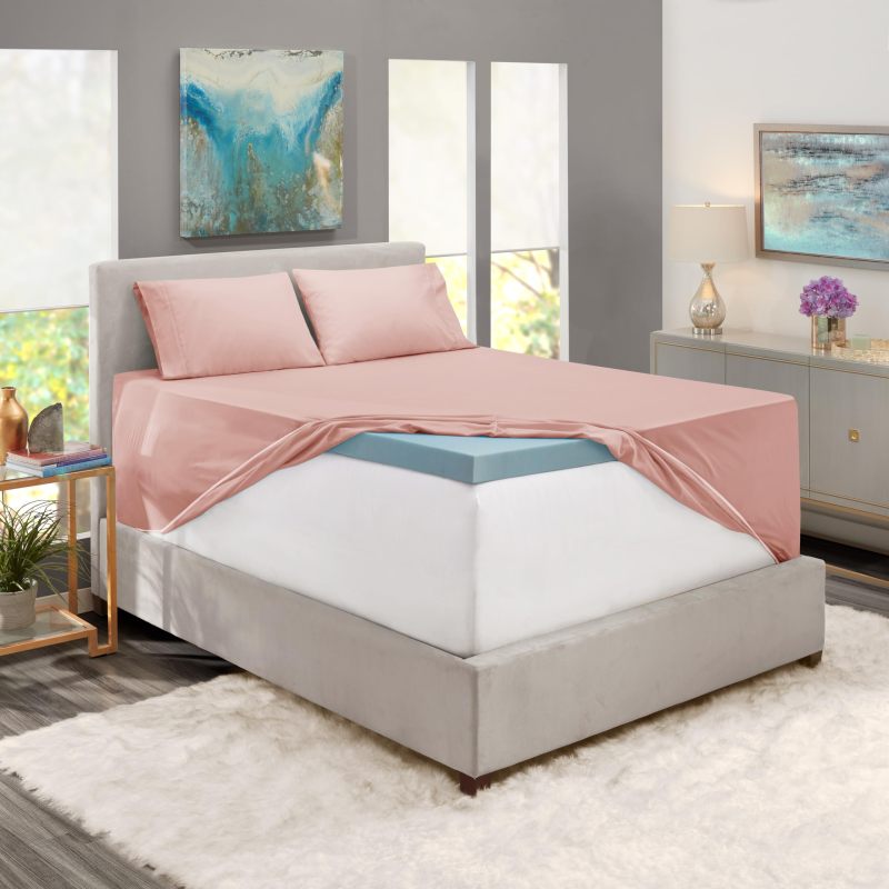 1Extra Deep Pocket King Size Sheets Sets - Fits Mattress 18-24 Inches Deep - Extra Deep Pocket Sheets - 6 Piece King Size Sheets - King Sheets Deep Pocket - Grey Sheets