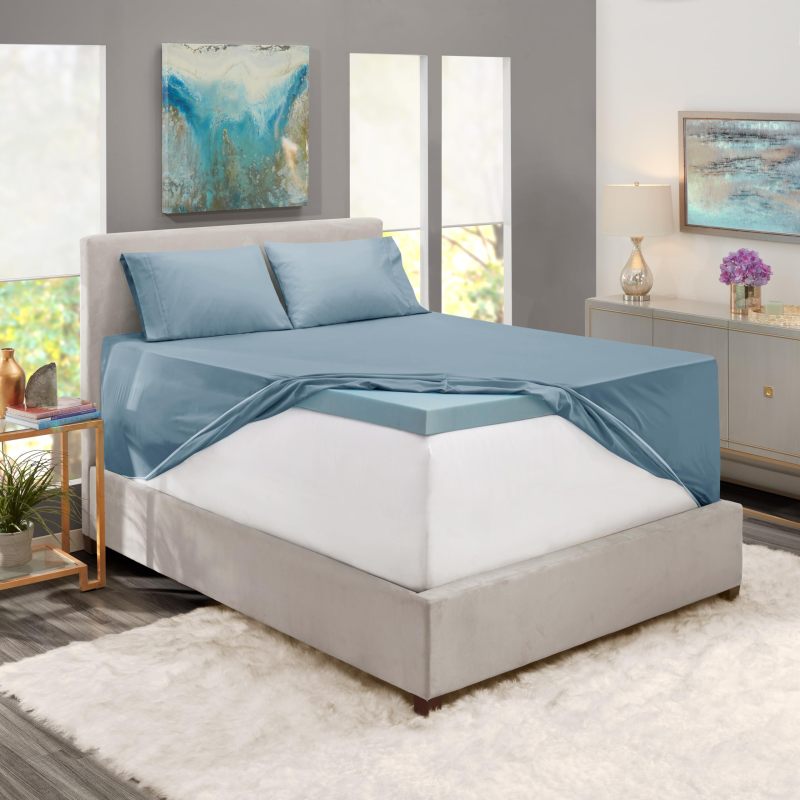 1Extra Deep Pocket King Size Sheets Sets - Fits Mattress 18-24 Inches Deep - Extra Deep Pocket Sheets - 6 Piece King Size Sheets - King Sheets Deep Pocket - Grey Sheets