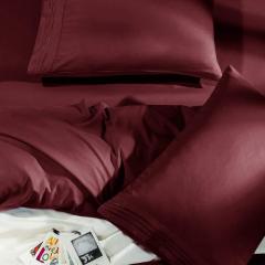 Bed Sheet Set Super Soft Microfiber 1800 Thread Count Luxury Egyptian Sheets Fit 18-24 Inch Deep Pocket Mattress Wrinkle-6 Piece (Dark Grey, Queen)