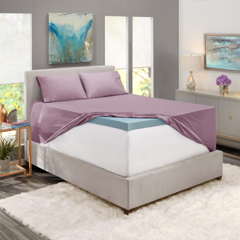 1Extra Deep Pocket King Size Sheets Sets - Fits Mattress 18-24 Inches Deep - Extra Deep Pocket Sheets - 6 Piece King Size Sheets - King Sheets Deep Pocket - Grey Sheets