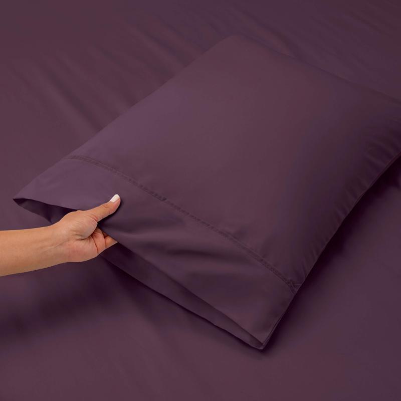 1Extra Deep Pocket King Size Sheets Sets - Fits Mattress 18-24 Inches Deep - Extra Deep Pocket Sheets - 6 Piece King Size Sheets - King Sheets Deep Pocket - Grey Sheets