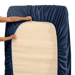1Extra Deep Pocket King Size Sheets Sets - Fits Mattress 18-24 Inches Deep - Extra Deep Pocket Sheets - 6 Piece King Size Sheets - King Sheets Deep Pocket - Grey Sheets