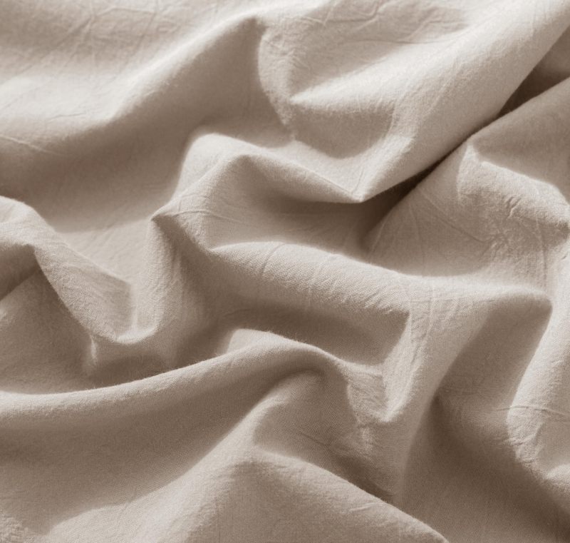1   MooMee Bedding Sheet Set 100% Washed Cotton Linen Like Textured Breathable Durable Soft Comfy (Dark Grey, King)