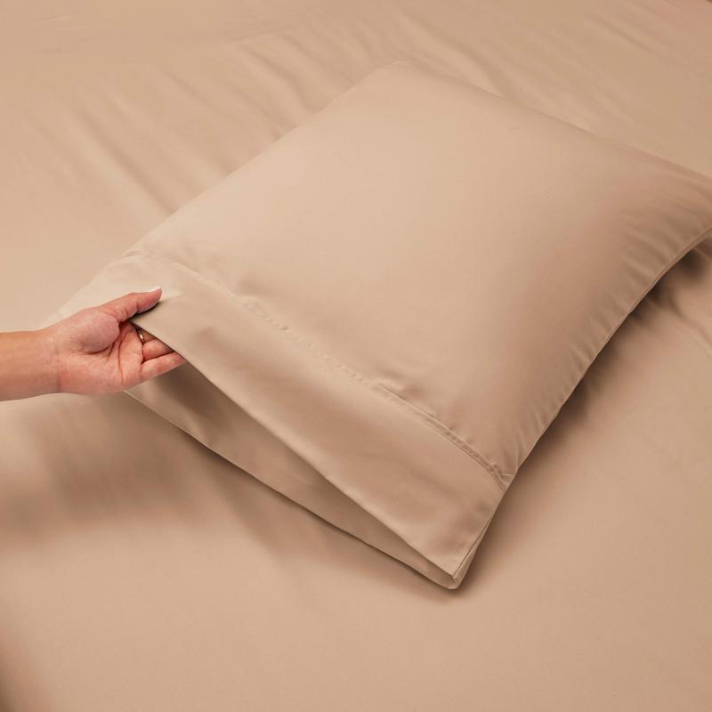 1Extra Deep Pocket King Size Sheets Sets - Fits Mattress 18-24 Inches Deep - Extra Deep Pocket Sheets - 6 Piece King Size Sheets - King Sheets Deep Pocket - Grey Sheets