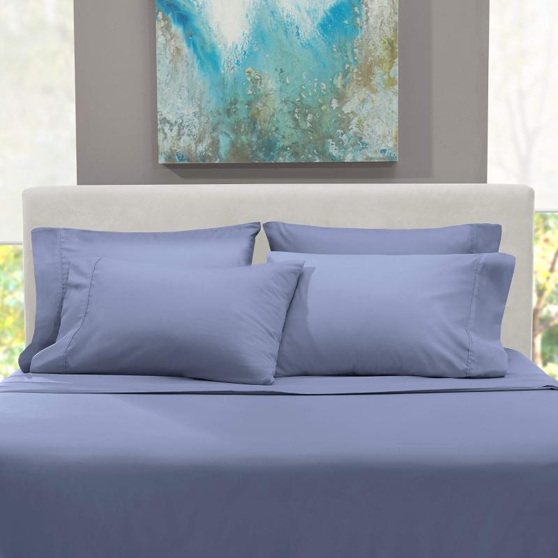 1Extra Deep Pocket King Size Sheets Sets - Fits Mattress 18-24 Inches Deep - Extra Deep Pocket Sheets - 6 Piece King Size Sheets - King Sheets Deep Pocket - Grey Sheets