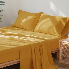 1   MooMee Bedding Sheet Set 100% Washed Cotton Linen Like Textured Breathable Durable Soft Comfy (Dark Grey, King)