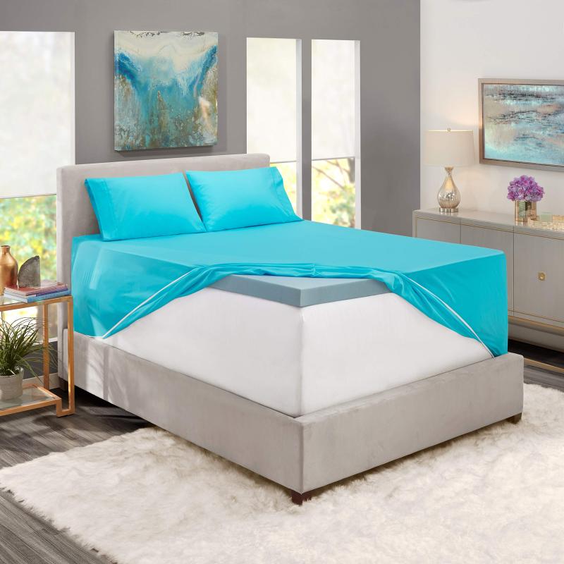 1Extra Deep Pocket King Size Sheets Sets - Fits Mattress 18-24 Inches Deep - Extra Deep Pocket Sheets - 6 Piece King Size Sheets - King Sheets Deep Pocket - Grey Sheets