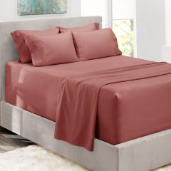 1Extra Deep Pocket King Size Sheets Sets - Fits Mattress 18-24 Inches Deep - Extra Deep Pocket Sheets - 6 Piece King Size Sheets - King Sheets Deep Pocket - Grey Sheets