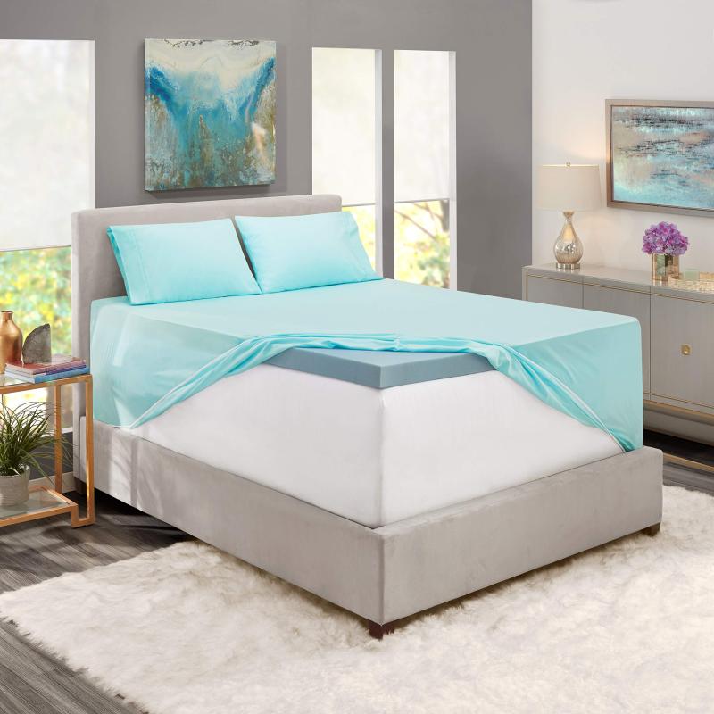 1Extra Deep Pocket King Size Sheets Sets - Fits Mattress 18-24 Inches Deep - Extra Deep Pocket Sheets - 6 Piece King Size Sheets - King Sheets Deep Pocket - Grey Sheets
