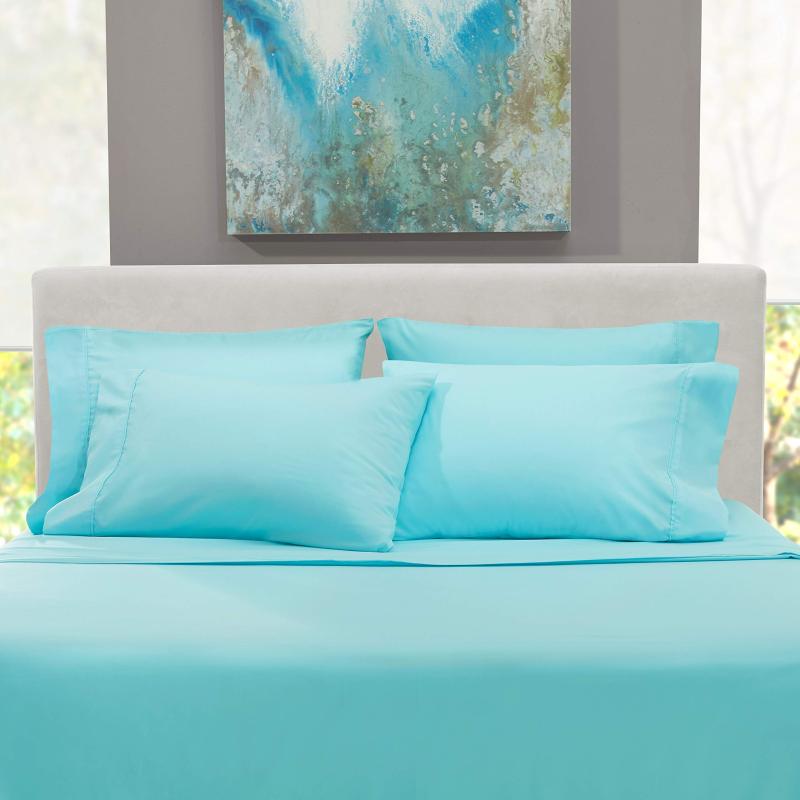 1Extra Deep Pocket King Size Sheets Sets - Fits Mattress 18-24 Inches Deep - Extra Deep Pocket Sheets - 6 Piece King Size Sheets - King Sheets Deep Pocket - Grey Sheets