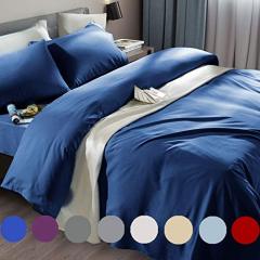 Bed Sheet Set Super Soft Microfiber 1800 Thread Count Luxury Egyptian Sheets Fit 18-24 Inch Deep Pocket Mattress Wrinkle-6 Piece (Dark Grey, Queen)