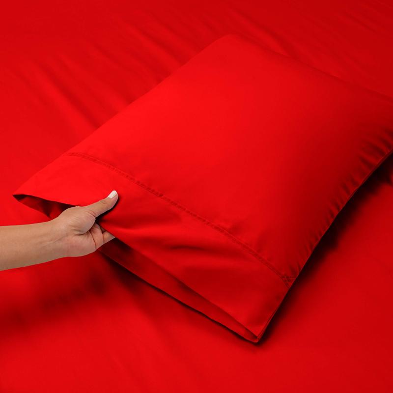1Extra Deep Pocket King Size Sheets Sets - Fits Mattress 18-24 Inches Deep - Extra Deep Pocket Sheets - 6 Piece King Size Sheets - King Sheets Deep Pocket - Grey Sheets