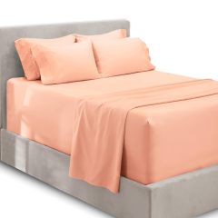 1Extra Deep Pocket King Size Sheets Sets - Fits Mattress 18-24 Inches Deep - Extra Deep Pocket Sheets - 6 Piece King Size Sheets - King Sheets Deep Pocket - Grey Sheets