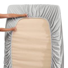 1Extra Deep Pocket King Size Sheets Sets - Fits Mattress 18-24 Inches Deep - Extra Deep Pocket Sheets - 6 Piece King Size Sheets - King Sheets Deep Pocket - Grey Sheets