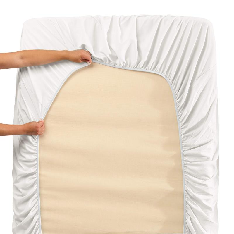 1Extra Deep Pocket King Size Sheets Sets - Fits Mattress 18-24 Inches Deep - Extra Deep Pocket Sheets - 6 Piece King Size Sheets - King Sheets Deep Pocket - Grey Sheets
