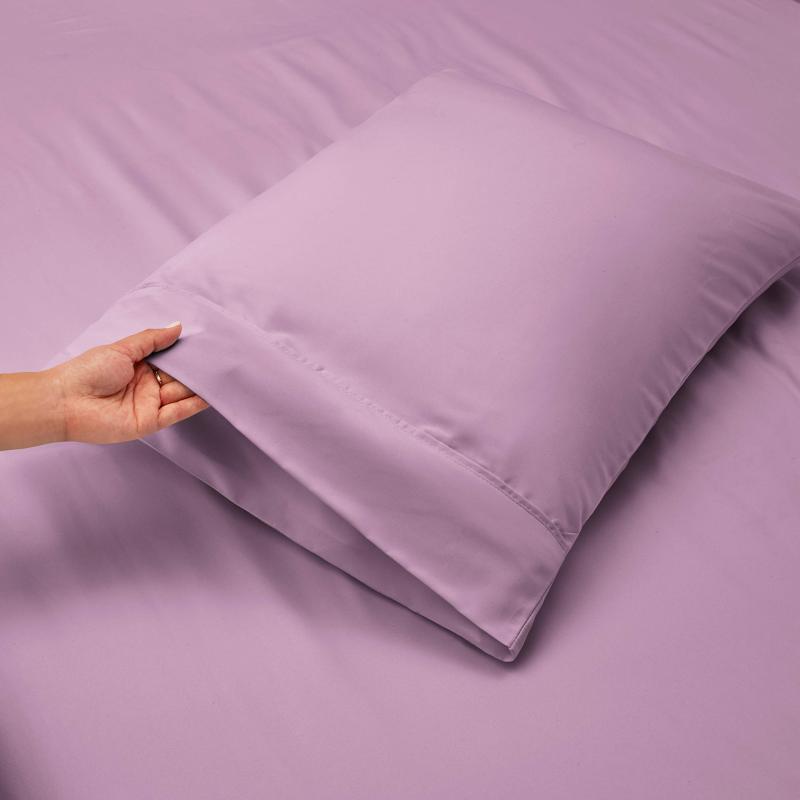 1Extra Deep Pocket King Size Sheets Sets - Fits Mattress 18-24 Inches Deep - Extra Deep Pocket Sheets - 6 Piece King Size Sheets - King Sheets Deep Pocket - Grey Sheets