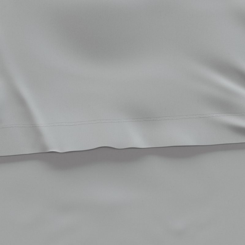 Cotton Jersey 4-Piece Bed Sheet Set, Queen, White, Solid