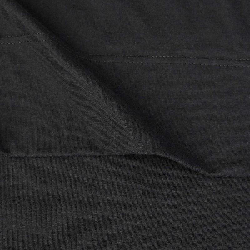 Cotton Jersey 4-Piece Bed Sheet Set, Queen, White, Solid