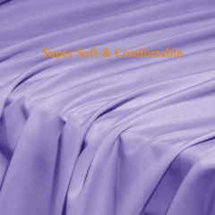 Bed Sheet Set Super Soft Microfiber 1800 Thread Count Luxury Egyptian Sheets Fit 18-24 Inch Deep Pocket Mattress Wrinkle-6 Piece (Dark Grey, Queen)