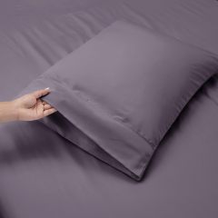 1Extra Deep Pocket King Size Sheets Sets - Fits Mattress 18-24 Inches Deep - Extra Deep Pocket Sheets - 6 Piece King Size Sheets - King Sheets Deep Pocket - Grey Sheets
