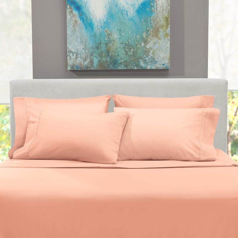 1Extra Deep Pocket King Size Sheets Sets - Fits Mattress 18-24 Inches Deep - Extra Deep Pocket Sheets - 6 Piece King Size Sheets - King Sheets Deep Pocket - Grey Sheets