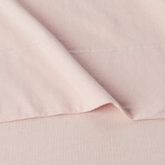 改Amazon Basics Cotton Jersey 4-Piece Bed Sheet Set, Queen, White, Solid