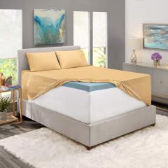 1Extra Deep Pocket King Size Sheets Sets - Fits Mattress 18-24 Inches Deep - Extra Deep Pocket Sheets - 6 Piece King Size Sheets - King Sheets Deep Pocket - Grey Sheets