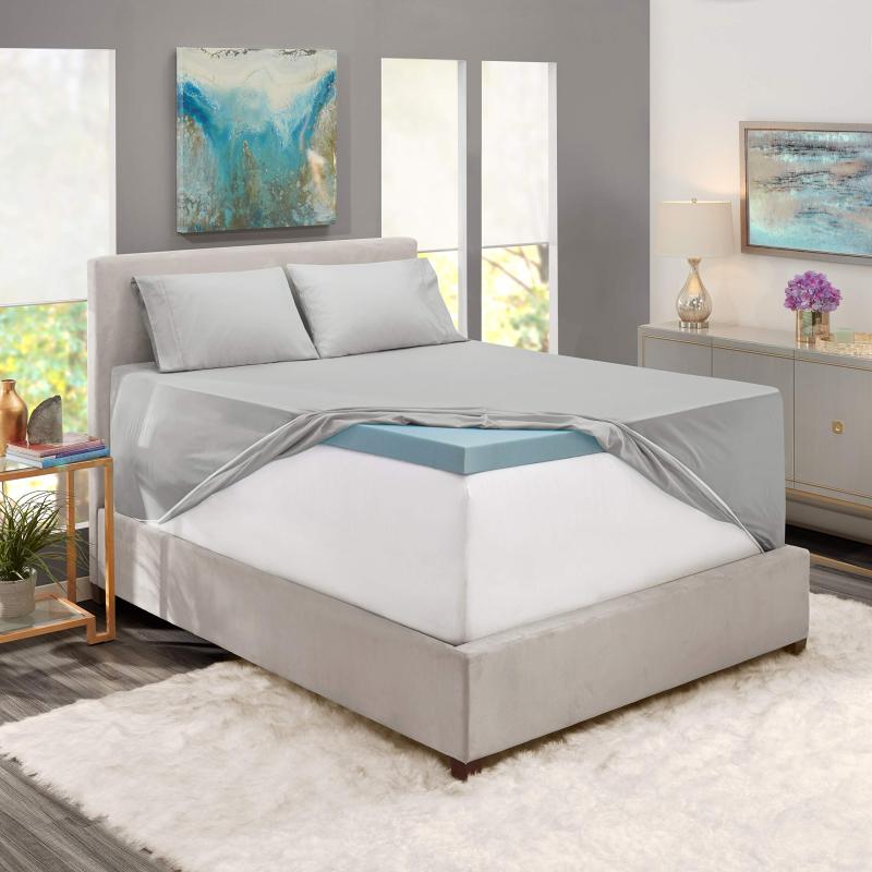 1Extra Deep Pocket King Size Sheets Sets - Fits Mattress 18-24 Inches Deep - Extra Deep Pocket Sheets - 6 Piece King Size Sheets - King Sheets Deep Pocket - Grey Sheets