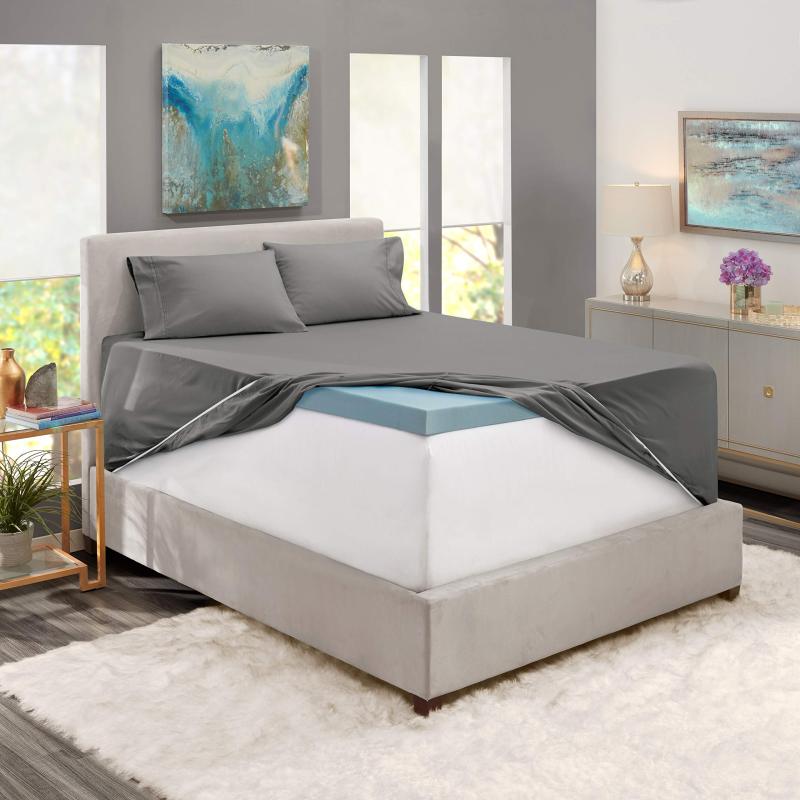 1Extra Deep Pocket King Size Sheets Sets - Fits Mattress 18-24 Inches Deep - Extra Deep Pocket Sheets - 6 Piece King Size Sheets - King Sheets Deep Pocket - Grey Sheets