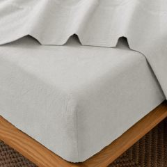 1   MooMee Bedding Sheet Set 100% Washed Cotton Linen Like Textured Breathable Durable Soft Comfy (Dark Grey, King)