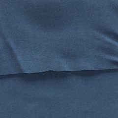 Cotton Jersey 4-Piece Bed Sheet Set, Queen, White, Solid
