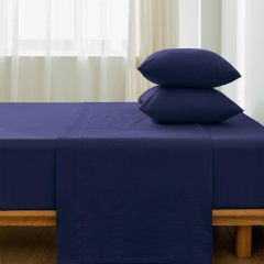 改MooMee Bedding Sheet Set 100% Washed Cotton Linen Like Textured Breathable Durable Soft Comfy (Dark Grey, King)