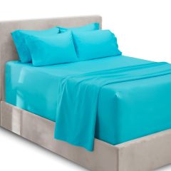 1Extra Deep Pocket King Size Sheets Sets - Fits Mattress 18-24 Inches Deep - Extra Deep Pocket Sheets - 6 Piece King Size Sheets - King Sheets Deep Pocket - Grey Sheets